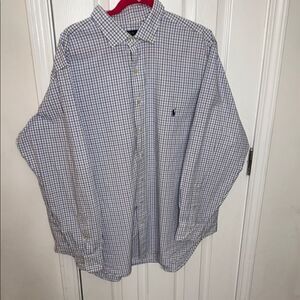 Men's Blue Checkered Shirt